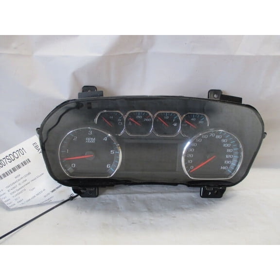 Pre-Owned 2017 GMC Yukon Speedometer Speedo Cluster 138K OEM - Verify Specific Vehicle Fitment In Description - (Good)