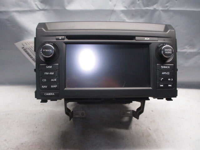 Pre-Owned 2017 Nissan Titan AM FM Radio Receiver w/Navigation w/Display Screen OEM - Verify Specific Vehicle Fitment In Description - (Good)