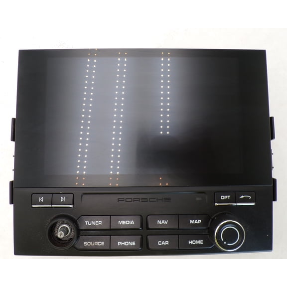Pre-Owned 2017 Porsche Macan 95B919606D Radio Display Screen *Damaged* OEM - Verify Specific Vehicle Fitment In Description - (Good)