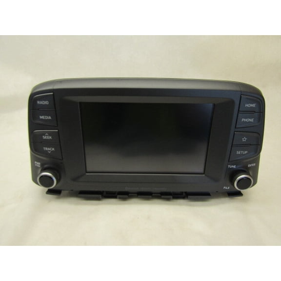 Pre-Owned 2018 2019 2020 2021 Hyundai Kona AM FM Display Radio Receiver OEM LKQ - Verify Specific Vehicle Fitment In Description - (Good)