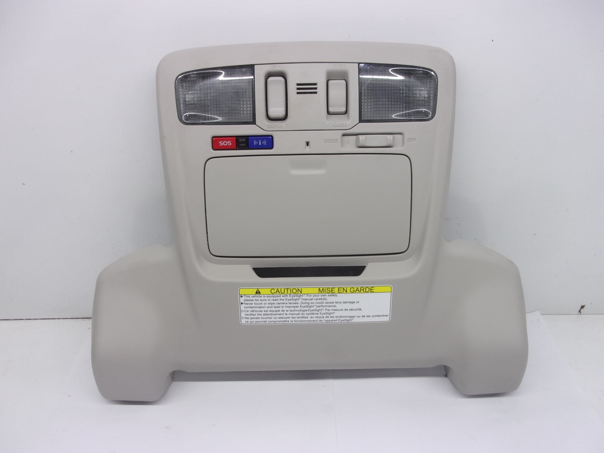 Pre-Owned 2018 2019 Subaru Legacy Overhead Roof Center Console OEM - Verify Specific Vehicle Fitment In Description - (Good)