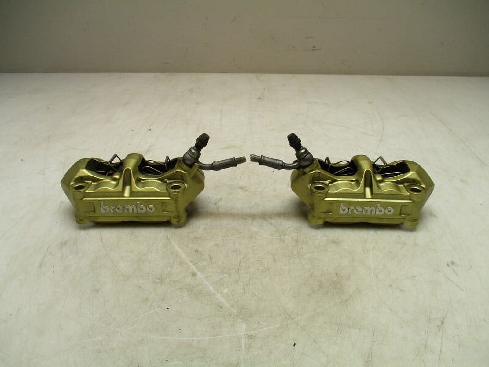 Pre-Owned 2018 BMW S1000RR LH RH Front Brembo Brake Calipers OEM (Good)