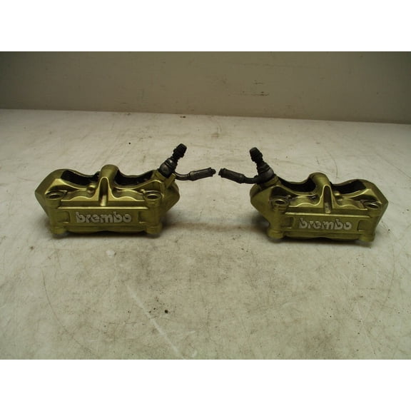 Pre-Owned 2018 BMW S1000RR LH RH Front Brembo Brake Calipers OEM - Verify Specific Vehicle Fitment In Description - (Good)