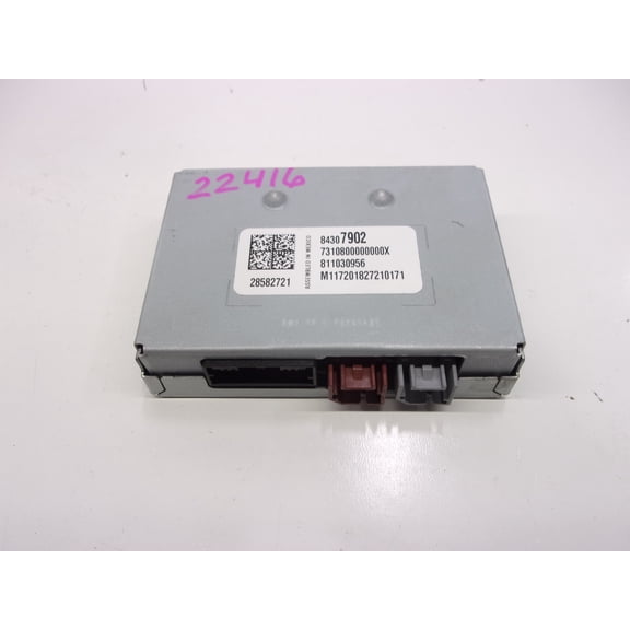 Pre-Owned 2018 Cadillac XT5 HMI Bypass Module ID 84307902 OEM - Verify Specific Vehicle Fitment In Description - (Good)