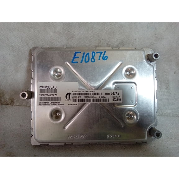 Pre-Owned 2018 Dodge Ram 1500 5.7L Electronic Control Module 68243303AB OEM LKQ (Good)