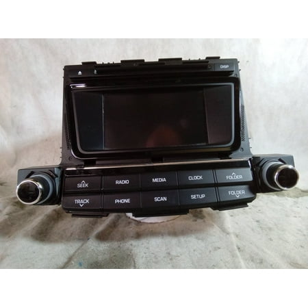 Pre-Owned 2018 Hyundai Tucson AM FM CD Receiver Assembly 96160D31004X OEM LKQ (Good)