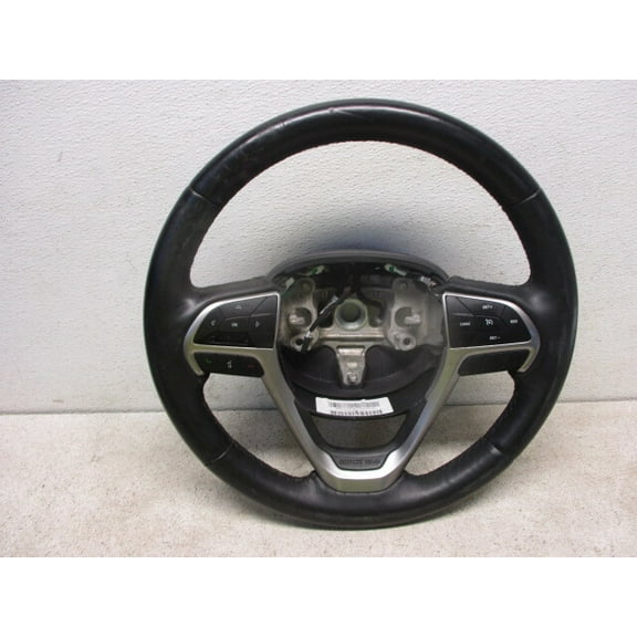 Pre-Owned 2018 Jeep Grand Cherokee Steering Wheel Assembly OEM LKQ - Verify Specific Vehicle Fitment In Description - (Good)