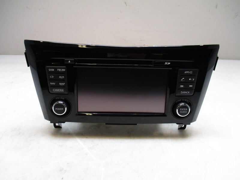 Pre-Owned 2018 Nissan Rogue Radio Receiver CD Player Navigation Display Screen OEM - Verify Specific Vehicle Fitment In Description - (Good)