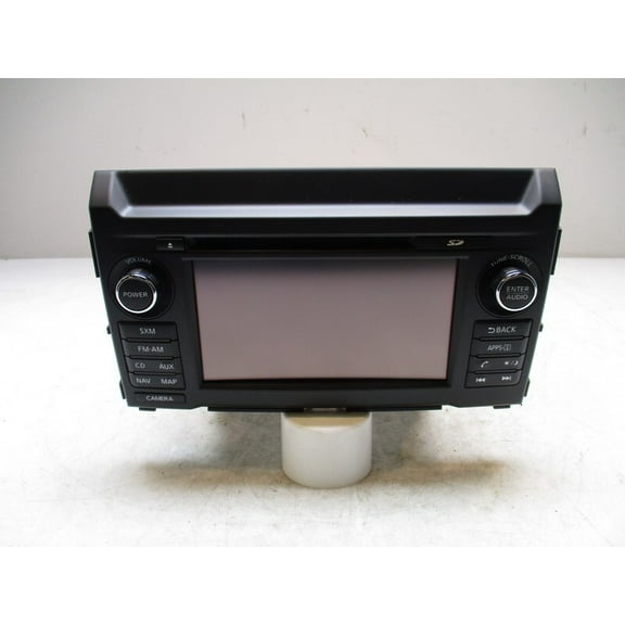 Pre-Owned 2018 Nissan Titan Radio Receiver CD Player Navigation Display Screen OEM - Verify Specific Vehicle Fitment In Description - (Good)