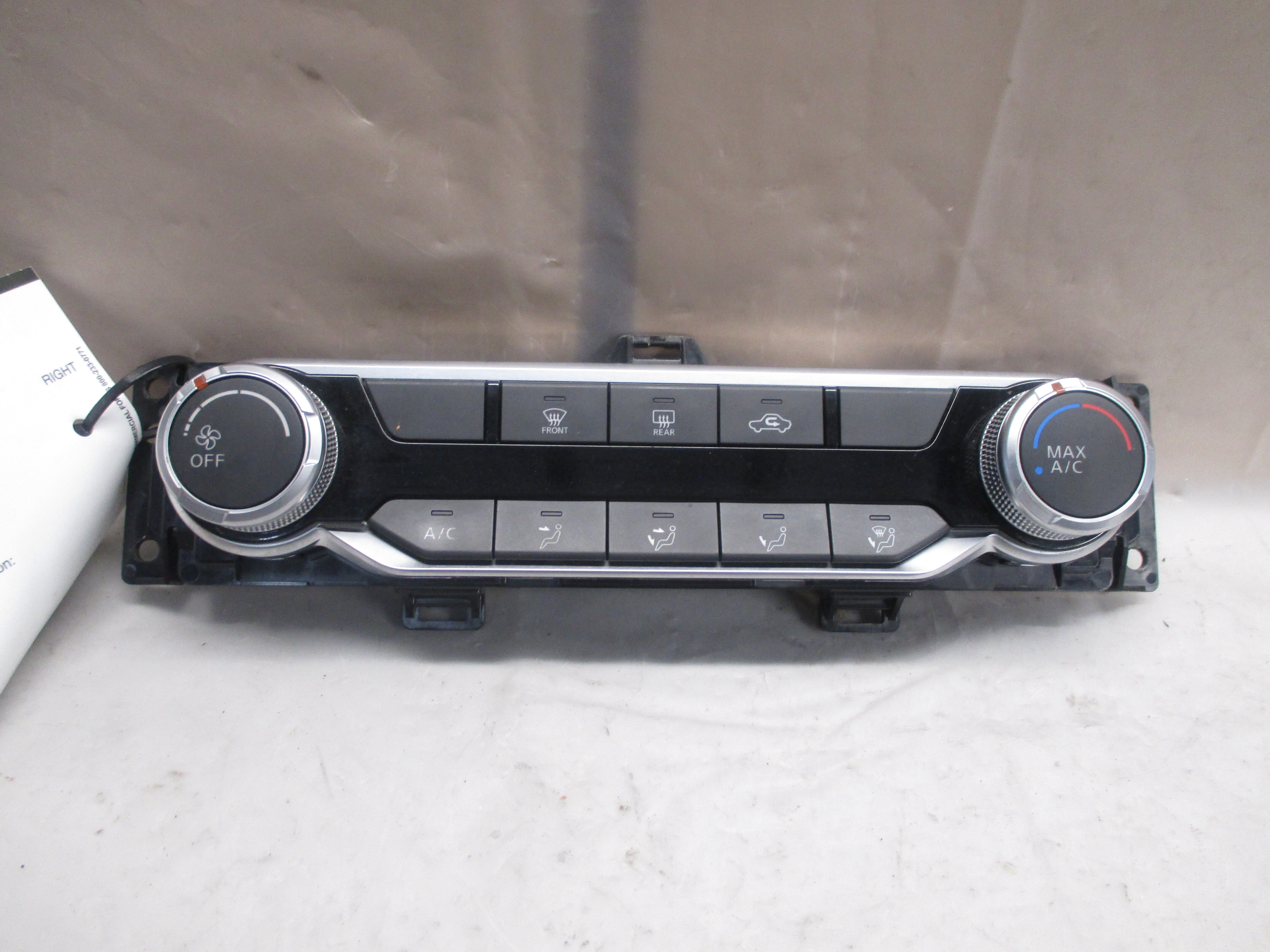 Pre-Owned 2019 2020 2021 2022 Nissan Altima AC Heater Temperature Control Unit OEM (Good)