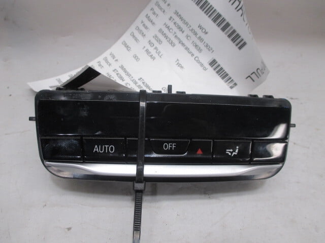 Pre-Owned 2019 2020 2021 BMW 330i Rear AC Heater Temperature Control Unit OEM (Good)