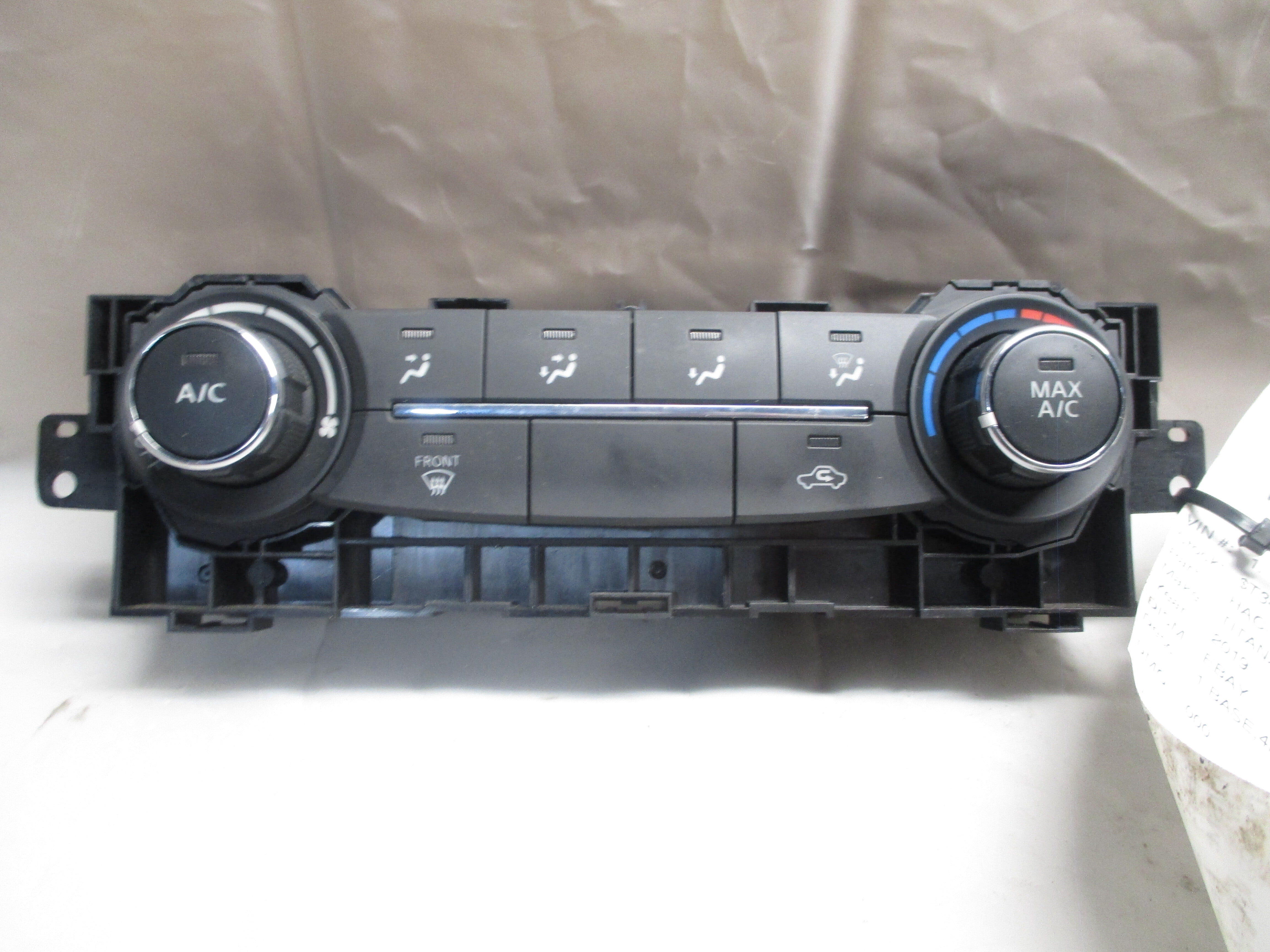 Nissan Titan Hvac Temperature Control Panel