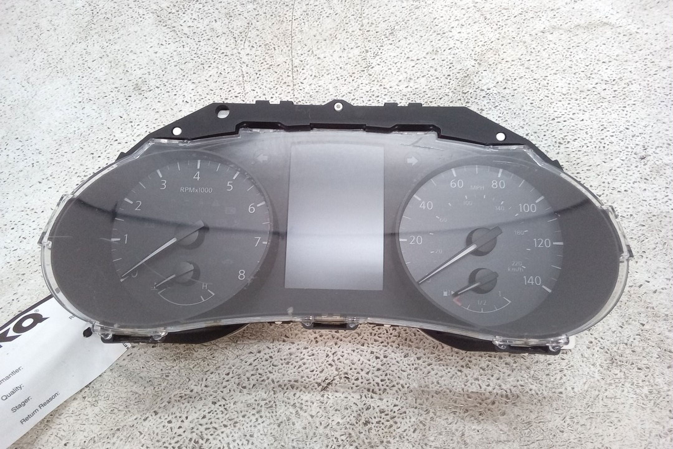 Pre-Owned 2019 Nissan Rogue Speedometer Head Cluster 7FM0A SDBG OEM (Good)