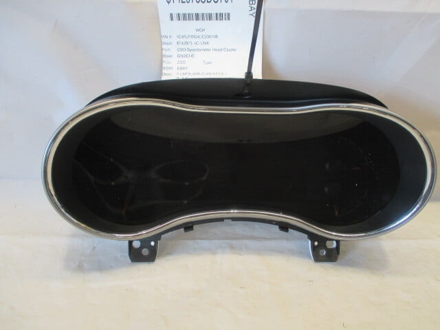 Pre-Owned 2020 Jeep Grand Cherokee Speedometer Speedo Cluster 52K OEM - Verify Specific Vehicle Fitment In Description - (Good)
