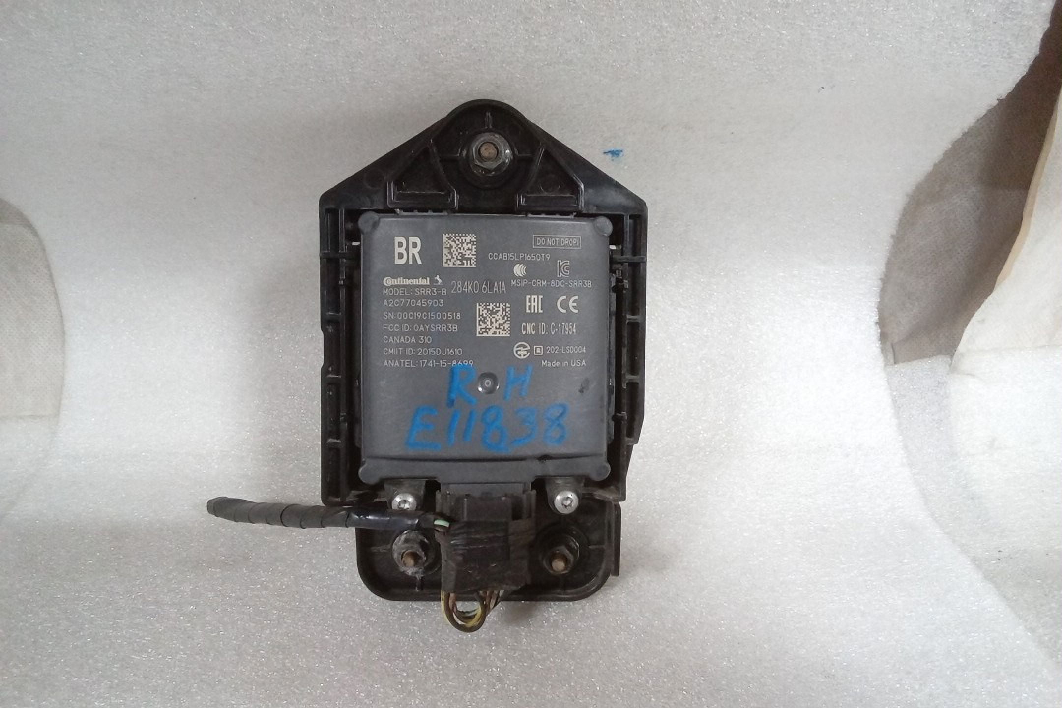 Pre-Owned 2020 Nissan Sentra Passenger Side Quarter Mounted BSA Radar 284K06LA1A OEM LKQ (Good)