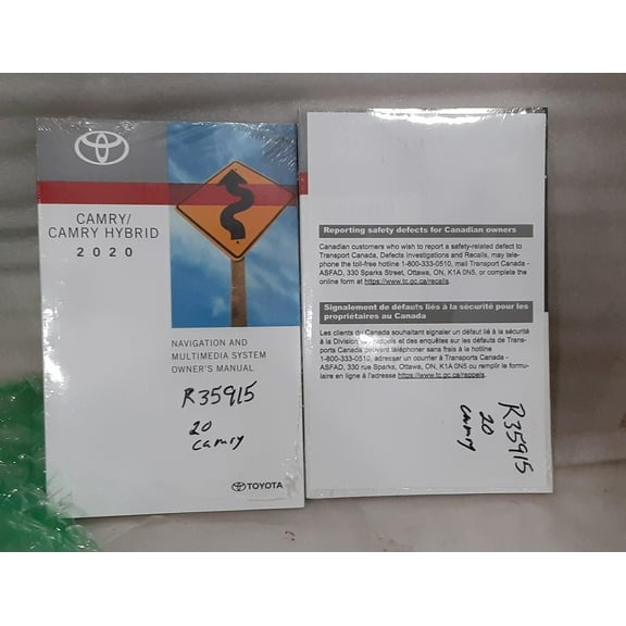 Pre-Owned 2020 Toyota Camry *NEW* Owners Manual OEM (Good)