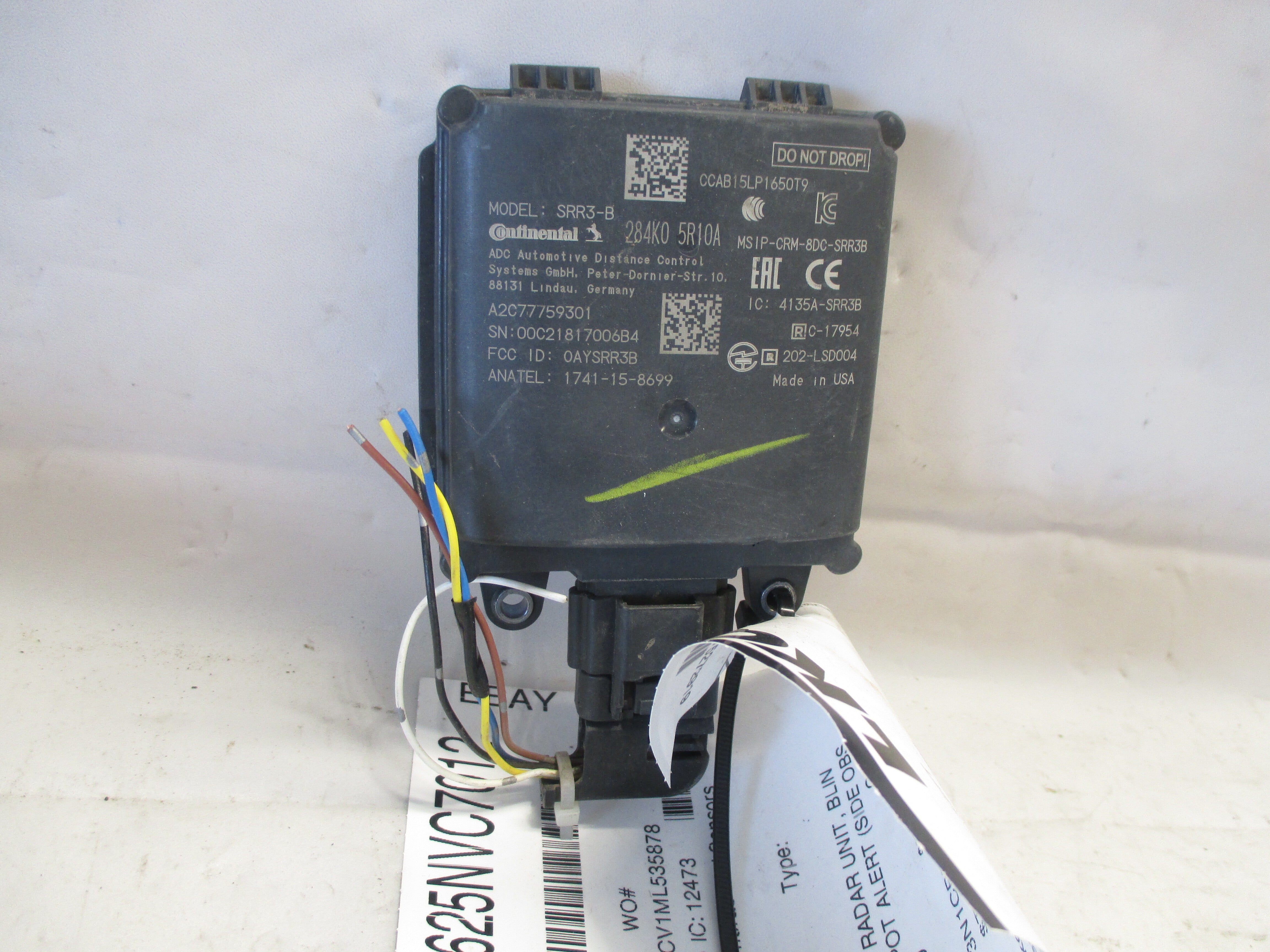 Pre-Owned 2021 2022 2023 Nissan Kicks Right Blind Spot Radar Unit Quarter Mount OEM - Verify Specific Vehicle Fitment In Description - (Good)