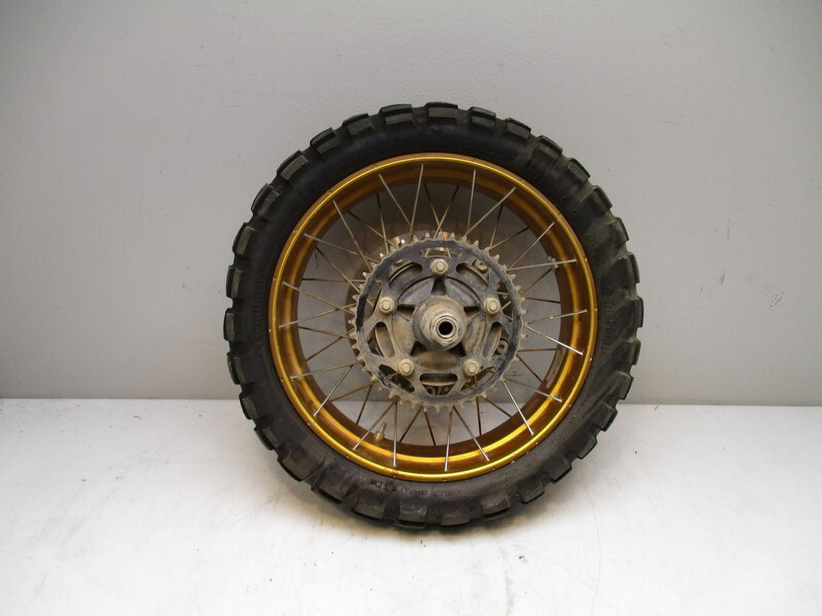 Pre-Owned 2021 BMW F850GS Rear Wheel Brake Rotor Sprocket OEM - Verify Specific Vehicle Fitment In Description - (Good)