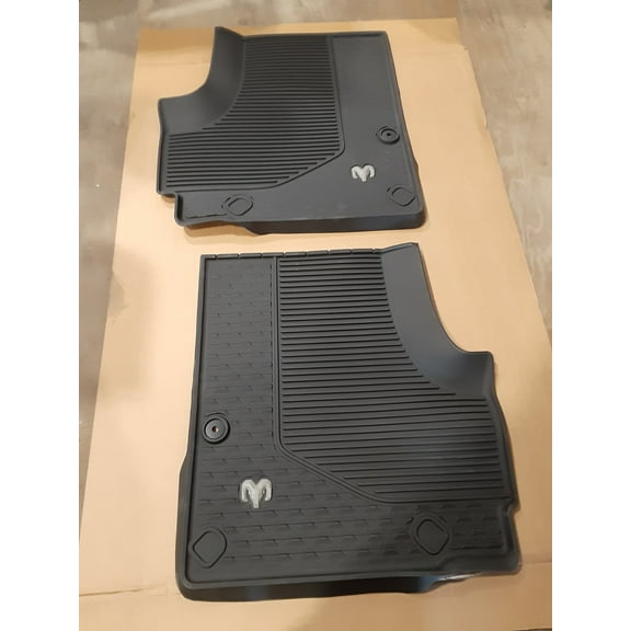 Pre-Owned 2023 Dodge Ram 1500 *NEW* Pair Of 2 Floor Mats OEM - Verify Specific Vehicle Fitment In Description - (Good)