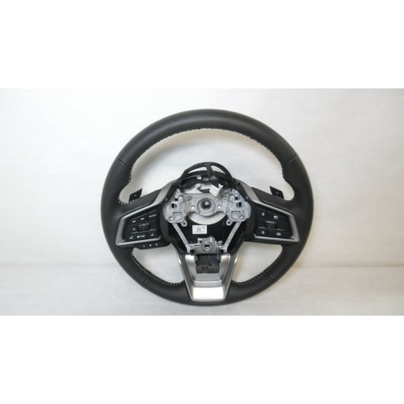 Pre-Owned 2024 Subaru Legacy Leather Steering Wheel w/ Controls Black OEM - Verify Specific Vehicle Fitment In Description - (Good)