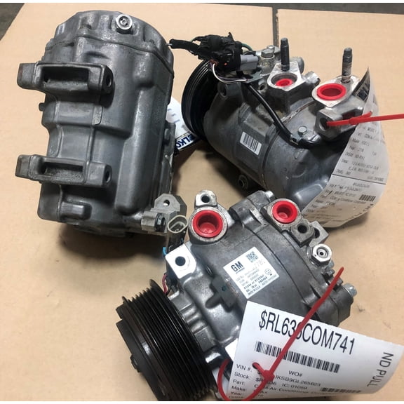 Pre-Owned 21-23 Hyundai Sonata AC A/C Air Conditioner Compressor 1.6L 225 Miles OEM LKQ - Verify Specific Vehicle Fitment In Description - (Good)