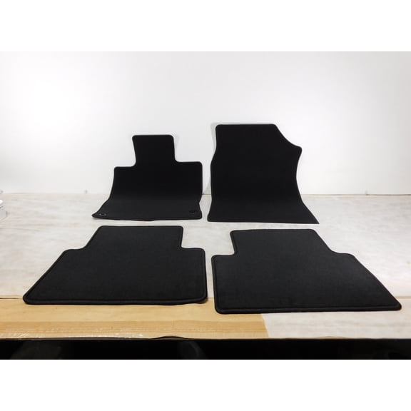 Pre-Owned 21 Honda Civic 4 Piece Set Black Cloth Floor Mats OEM LKQ (Good)