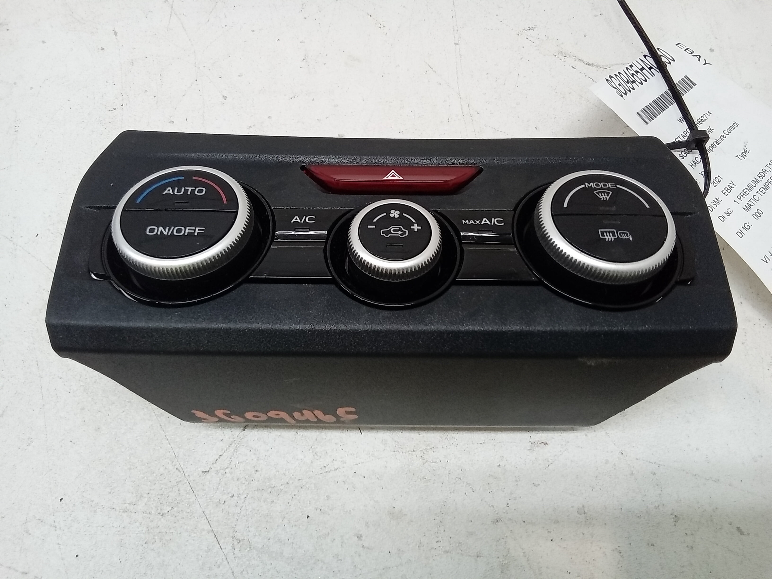 Pre-Owned 21 Subaru XV Crosstrek Temperature Control OEM (Good)