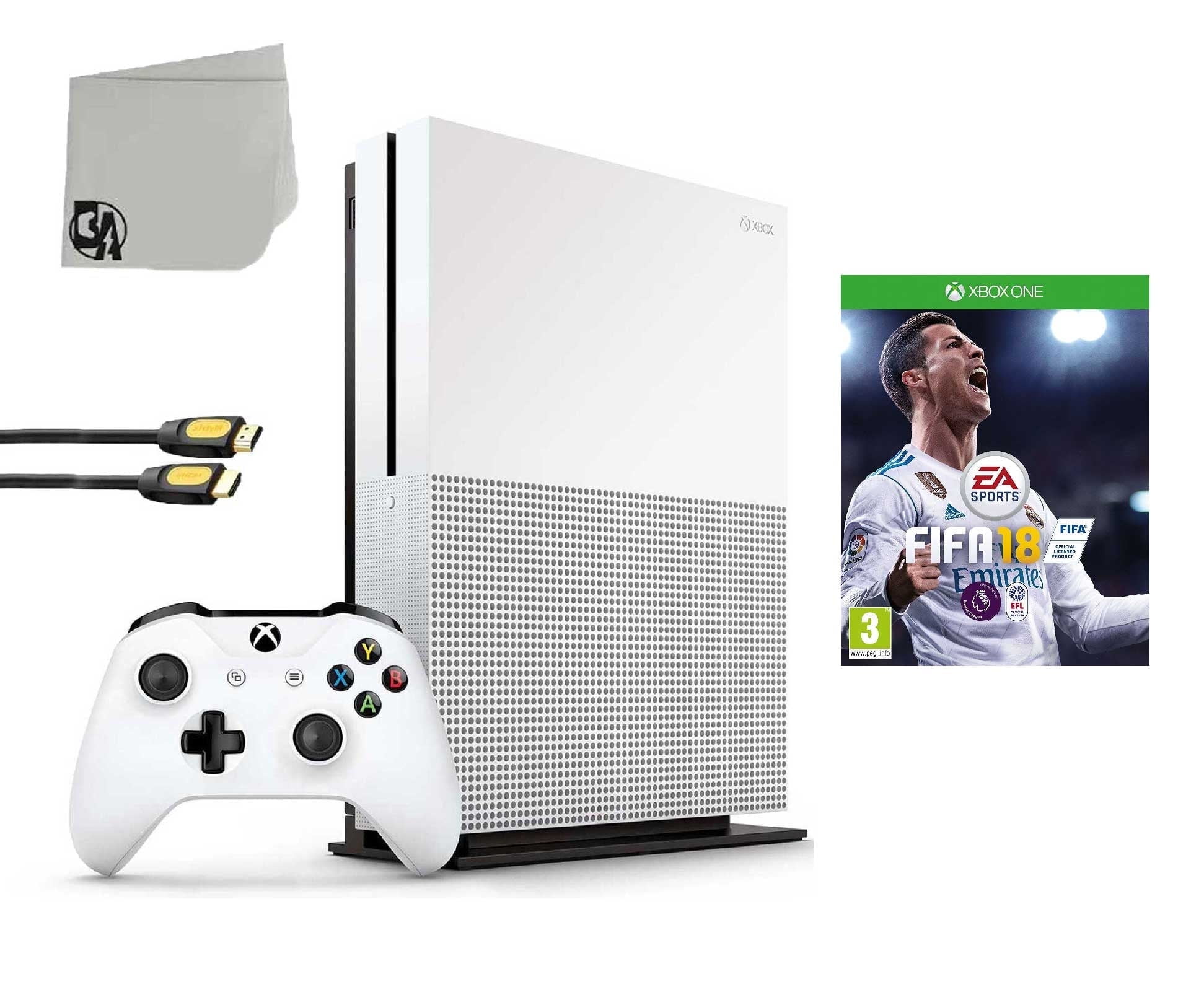 Pre-Owned Microsoft Xbox One S 500GB Gaming Console White with 