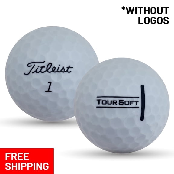 Pre-Owned 24 Tour Soft 5A White Pristine Used Recycled Golf Balls, by Mulligan Golf Balls