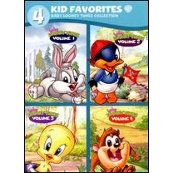 Pre-Owned 4 Kid Favorites: Baby Looney Tunes Collection [4 Discs] (DVD 0883929228089)