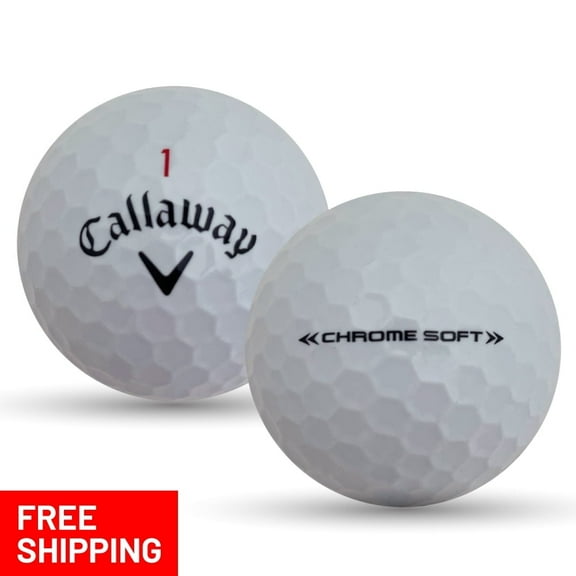 Pre-Owned 48 Callaway Chrome Soft 4A Used Recycled Golf Balls, White, by Mulligan Golf Balls