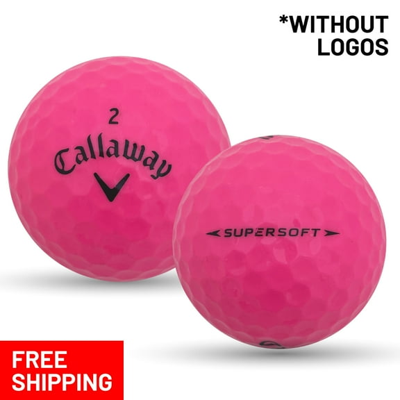 Pre-Owned 48 Callaway Supersoft Pink 5A Pristine Used Recycled Golf Balls, by Mulligan Golf Balls