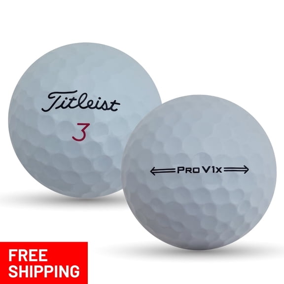 Pre-Owned 48 Pro V1 2023 White 4A Used Recycled Golf Balls, by Mulligan Golf Balls