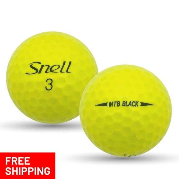 Pre-Owned 48 Snell Yellow 5A Recycled Golf Balls, by Mulligan Golf Balls