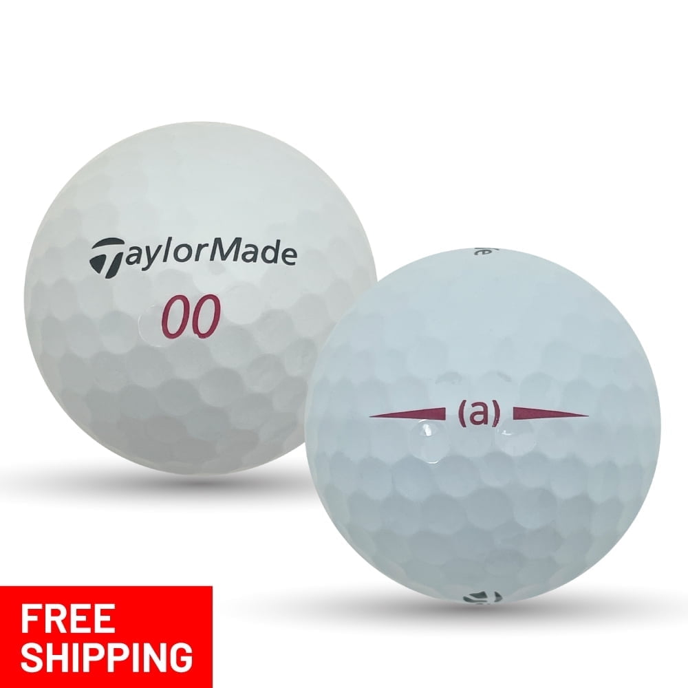 Pre-Owned 48 Taylormade Project (a) 4A Recycled Golf Balls, White, by Mulligan Golf Balls