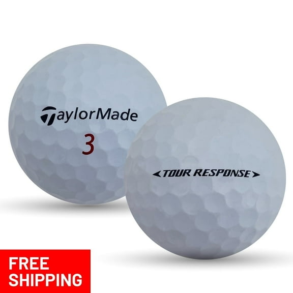 Pre-Owned 48 Taylormade Tour Response 4A Used Recycled Golf Balls, White, by Mulligan Golf Balls