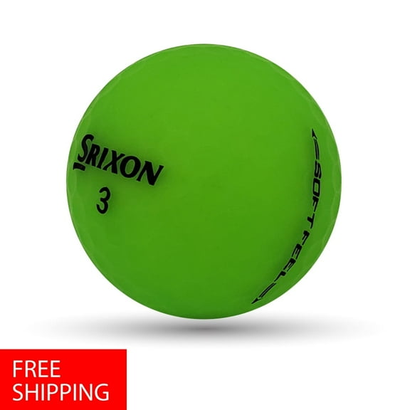 Pre-Owned 50 Srixon Soft Feel Matte Green 4A Used Recycled Golf Balls, by Mulligan Golf Balls
