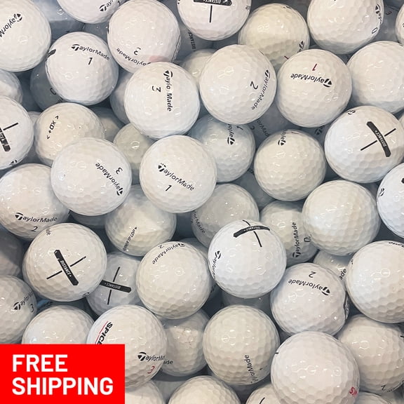 Pre-Owned 50 Taylormade AAA Used Recycled Golf Balls, White