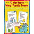 thumbnail image 1 of Pre-Owned 70 Wonderful Family Poems: A Delightful Collection of Fun-To-Read Rhyming Poems with an Easy-To-Use Lesson Plan for Teaching the Top 35 Word Families Paperback, 1 of 1