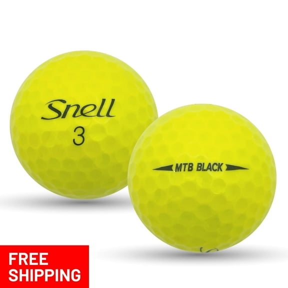 Pre-Owned 72 Snell Yellow 5A Recycled Golf Balls, by Mulligan Golf Balls