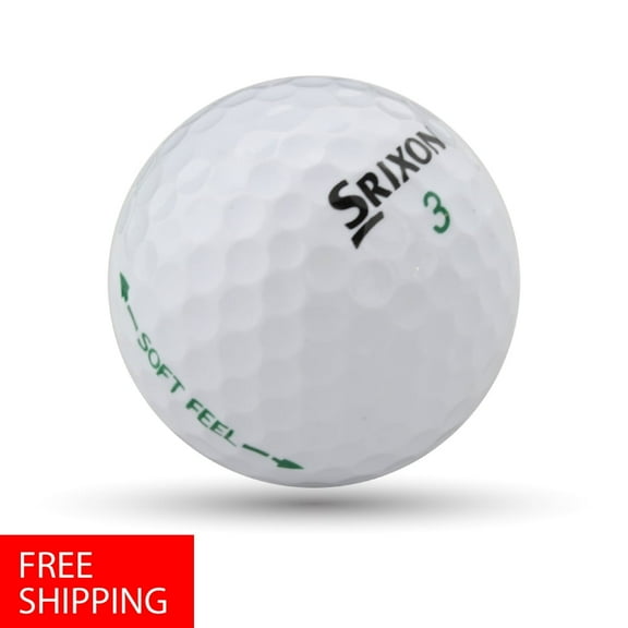 Pre-Owned 75 Srixon Soft Feel White 4A Used Recycled Golf Balls, by Mulligan Golf Balls