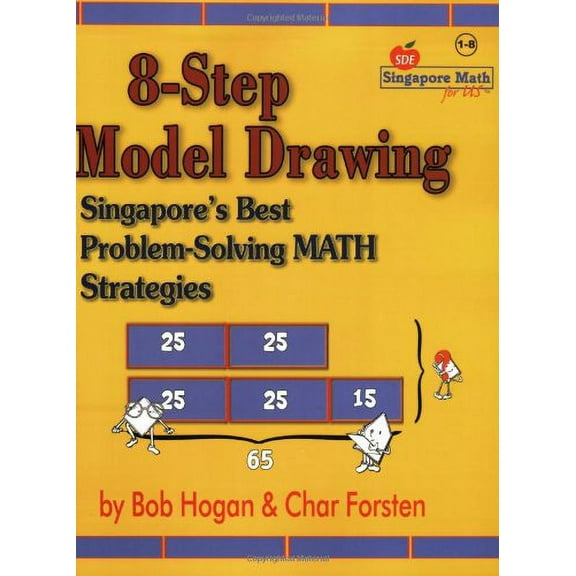 Pre-Owned 8-Step Model Drawing: Singapore's Best Problem-Solving Math Strategies Paperback