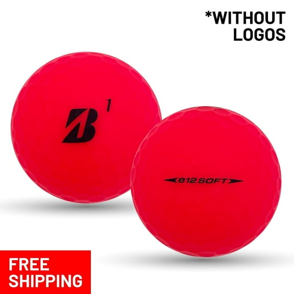 Pre-Owned 96 Bridgestone Matte Red 5A Pristine Used Recycled Golf Balls, by Mulligan Golf Balls
