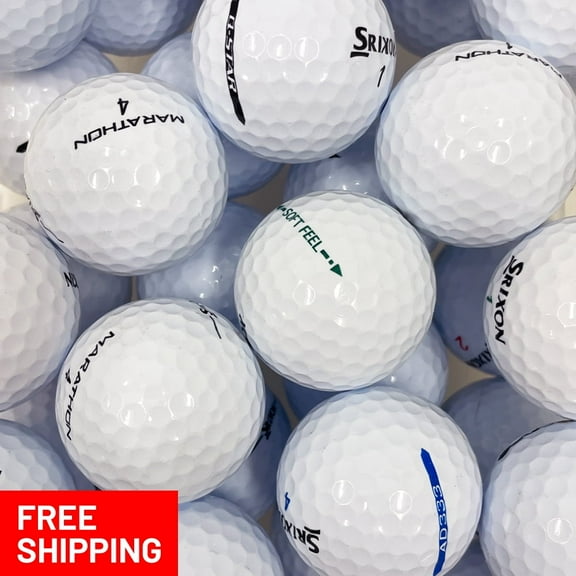 Pre-Owned 96 Srixon 5A White Recycled Golf Balls, by Mulligan Golf Balls