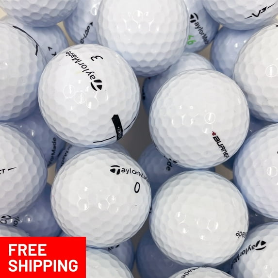 Pre-Owned 96 Taylormade 5A Used Recycled Golf Balls, by Mulligan Golf Balls