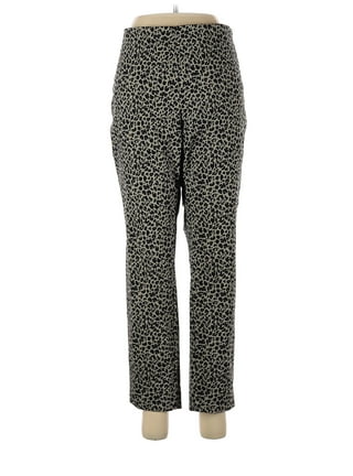 A New Day Women's Animal Leopard Print High-Rise Skinny Ankle Length Pants 8  R 