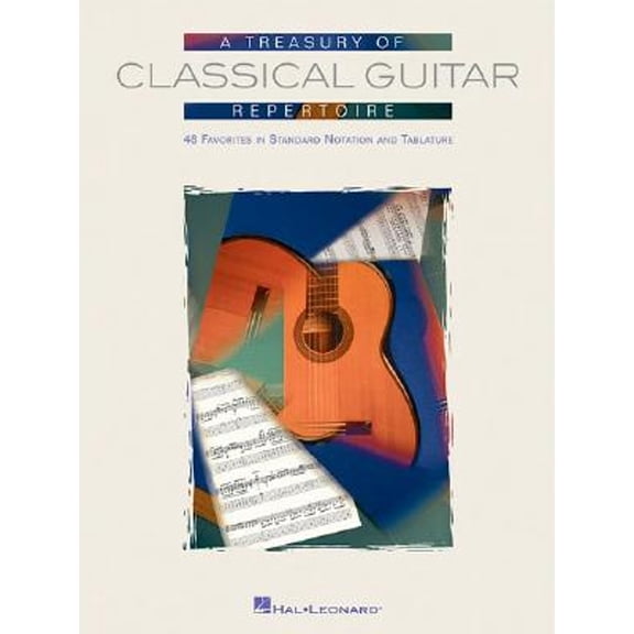 Pre-Owned A Treasury of Classical Guitar Repertoire (Paperback) by Hal Leonard Corp (Creator)