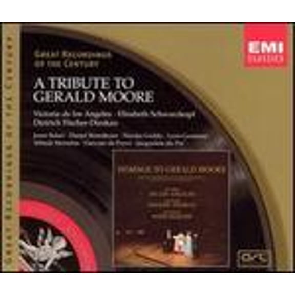 Pre-Owned A Tribute to Gerald Moore (CD 0724356799424) by Daniel Barenboim (piano), Dietrich Fischer-Dieskau (baritone), Elisabeth Schwarzkopf (soprano);...