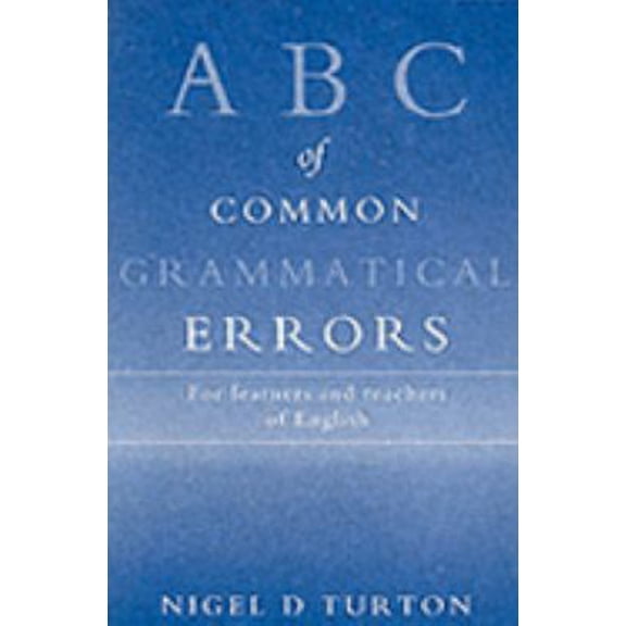 Pre-Owned ABC of Common Grammatical Errors (Paperback) 033356734X 9780333567340