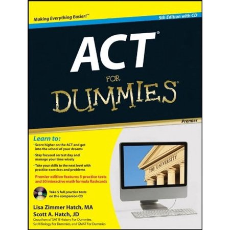 Pre-Owned ACT for Dummies [With CDROM] (Paperback) 1118012607 9781118012604